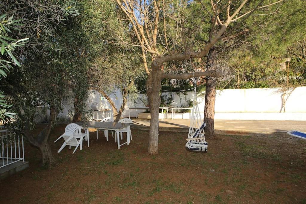 White Villa In Olive Trees And Seaview To Panagia Almiropótamos Eksteriør billede