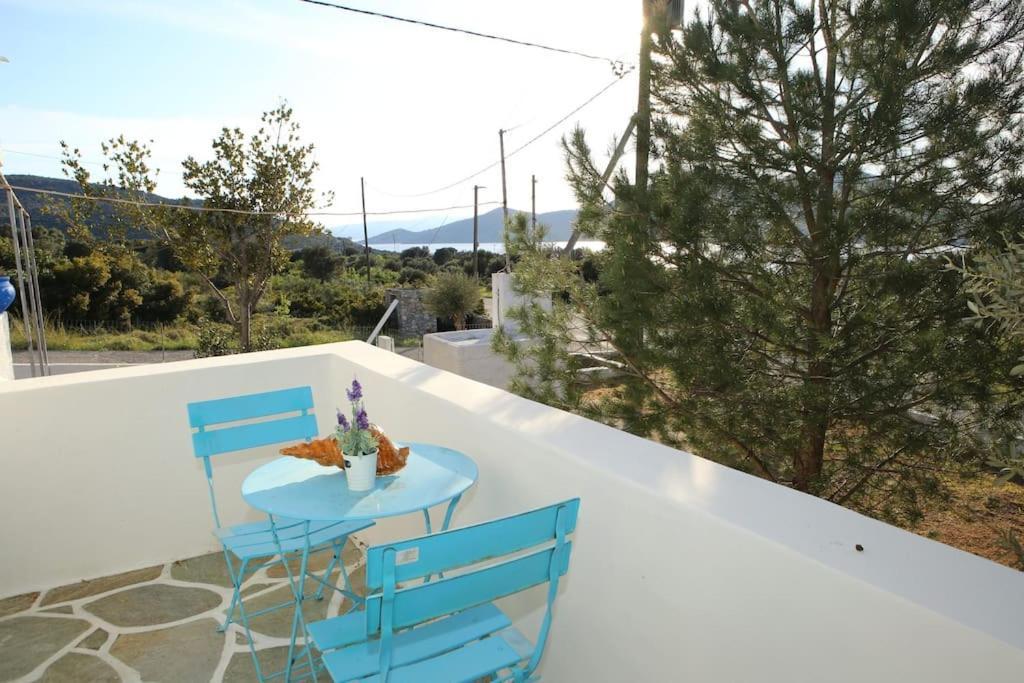 White Villa In Olive Trees And Seaview To Panagia Almiropótamos Eksteriør billede