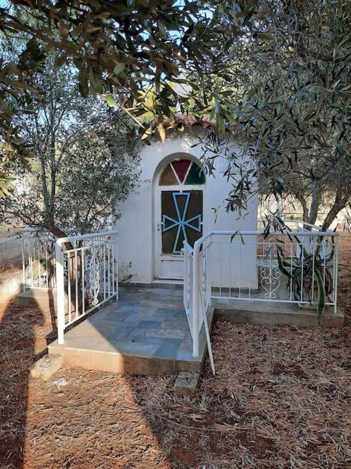White Villa In Olive Trees And Seaview To Panagia Almiropótamos Eksteriør billede